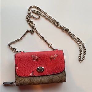 Coach wallet on a chain.